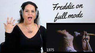 Voice teacher reacts to: Freddie best vocals