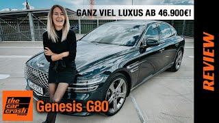 Genesis G80 im Test (2021) So viel Luxus gibt es ab 46.900€!  Fahrbericht | Review | 2.5 T AWD