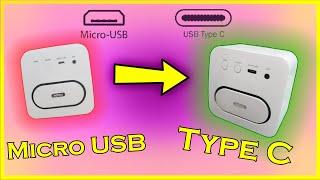 Charging port replacement - micro USB to type C