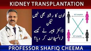 Untold Story Of Kidney Transplantation | NephChat With Dr Shafiq Cheema