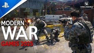 TOP 20 ULTRA REALISTIC Modern War Games with EPIC BATTLES coming in 2025