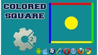 Colored Square Game Made With Construct 2 Game Engine