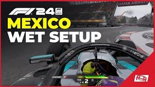 F1 24 Mexico WET Car Setup ️