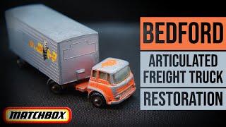 MATCHBOX Bedford TK Tractor & York Freightmaster Trailer Major Pack restoration