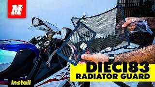 Dieci83 Radiator and Oil Cooler Guard Install K67 S1000RR | Motomillion