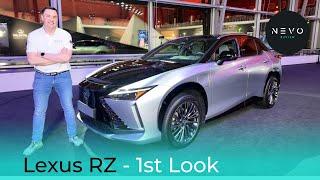 New Lexus RZ -1st Look including Steer-By-Wire and Virtual Gear Shifting!