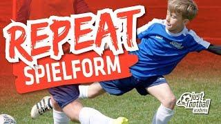 Football Training: 3 chains - game form - tactics