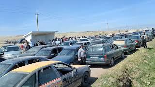 Traffic jams 9 points in Toshrobod 15 stop Dompechet Navruz holiday 2023 Jaloliddin Balkhi TJ