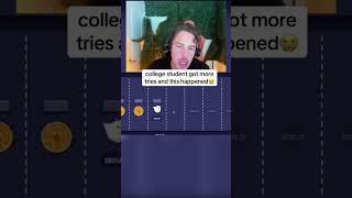 college student got more tries and this happened. #kickstreaming #gambling #chickengame #rydurz