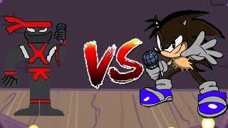 Sajid The Hedgehog VS Ultra Ninja in Friday Night Funkin Multiplayer