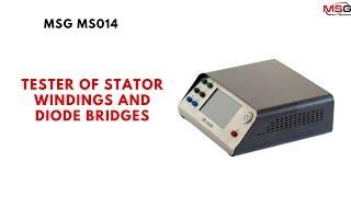 MS014 Tester  of stator windings and diode bridges