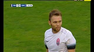 Заря - Черноморец - 1:0. Гол: Александр Караваев (15')