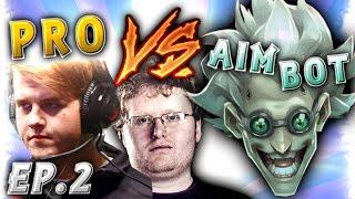 Pro Players vs Aim Botters MONTAGE Ep.2 | Overwatch Seagull and Taimou vs CHEATERS