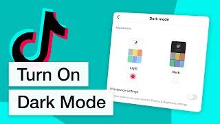 How to Get Tiktok Dark Mode (2022)