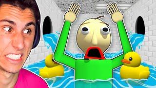 I Filled Baldi's School WITH WATER! | Baldi's Basics