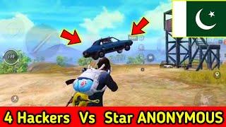 Four ( 4  Hackers ) Vs Star ANONYMOUS / Pubg Mobile