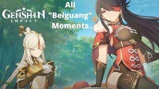 "Beiguang" All Beidou and Ningguang Cute & Flirty Moments (as of Genshin Impact V 2.4)