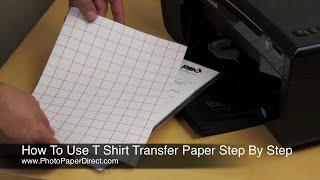 How To Use T Shirt Transfer Paper Step By Step