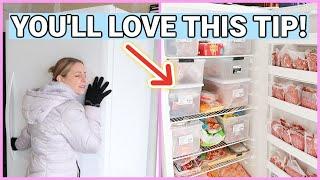 Easiest Ways To Organize Any Freezer! Freezer Tips & Tour!