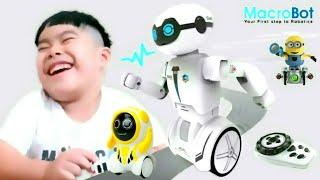 Ethan Talk To Robot! MACROBOT & POKIBOT Silverlit Your First Step to Robotics