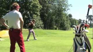 Trick Shot Challenge with Ian Poulter and World Trick Shot Champion Geoff Swain