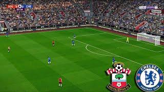 Southampton vs Chelsea | English Premier League 24/25 | Realistic PES 2025 Simulation Gameplay