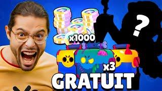 GRATUIT: 1000 BLINGS, 3 MEGA BOITES, et un NOUVEAU SKIN INSANE de ...  sur Brawl Stars