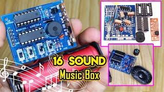 16 Analog Sound Music Box Electronic DIY Kits || MiOYOOW Pack Soldering Practice Learning Kits