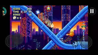 ensinando a como virar o super sonic no sonic mania plus android e ensinando a como voar com super