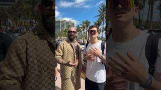 I met Wes Watson IRL #weswatson #shorts #viral #miami #southbeach #bugatti #irl #celebrity