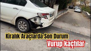 KİRALIK ARAÇLARDA SON DURUM // PARK HALİNDEYKEN VURUP KAÇTILAR