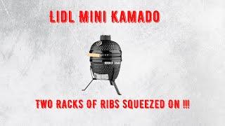 Lidl Mini Kamado bbq ribs
