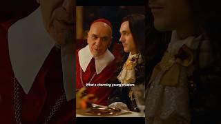 The King looking forward that Princess could impression on Holiness Cardinal.#shorts  #movie