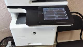 Принтер HP M527f жует бумагу