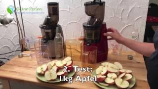 Whole Slow Juicer Test  Zebra vs  Kuvings B6000 | GrünePerlen.com