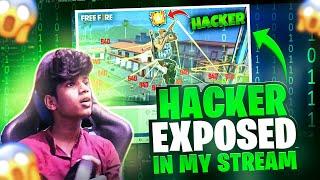 HACKER EXPOSED IN MY STREAM HE TOLD ME HACKERFREE FIRE IN TELUGU | DHANUSH FF GAMER |