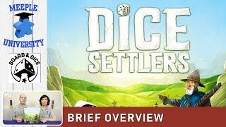 Dice Settlers Board Game – What to Expect, Brief Overview (PUNCHY rule summary!)