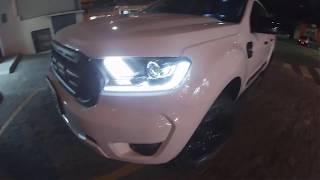 FORD RANGER XLS 2020 PERSONALIZADA COM FARÓIS DE LED MUSTANG + PNEUS AT (ALL TERRAIN).