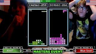 THIS MATCH HAS EVERYTHING! Alex T, Blue Scuti | SEMIS | Classic Tetris Monthly Masters | August 2024