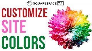 Squarespace Tutorial [2020] Customizing Colors of Fonts and Content Blocks