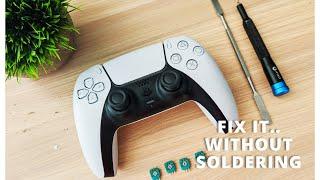 PS5 Controller Drift .. Fix it without soldering & Any special tools