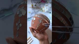 DIY Mosaic Planter: Easy and Beautiful #shorts #trending