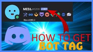 How to Get the Discord BOT Tag & Badge, [Login to a Discord Bot Account]