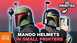 Mandalorian Helmets Using Small 3d Printers | I Like To Make Stuff