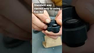 The right way to guide how to using Exa A5 absorber.