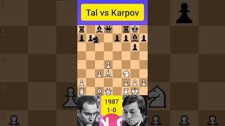 Tal vs Karpov, 1987 #chess