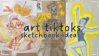 TikToks to Help You Fill Your Sketchbook!  Sketchbook Ideas! | TikTok Compilation