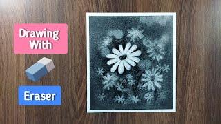 Drawing with Eraser  : tutorial #shorts