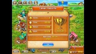 Farm Frenzy 3 only GOLD (level 19 playthrough Веселая ферма 3 (уровень 19) Золото