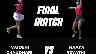 Fenesta Open National Tennis Championship 2024: WS Finals - Vaidehee Chaudhari Vs Maaya Revathi